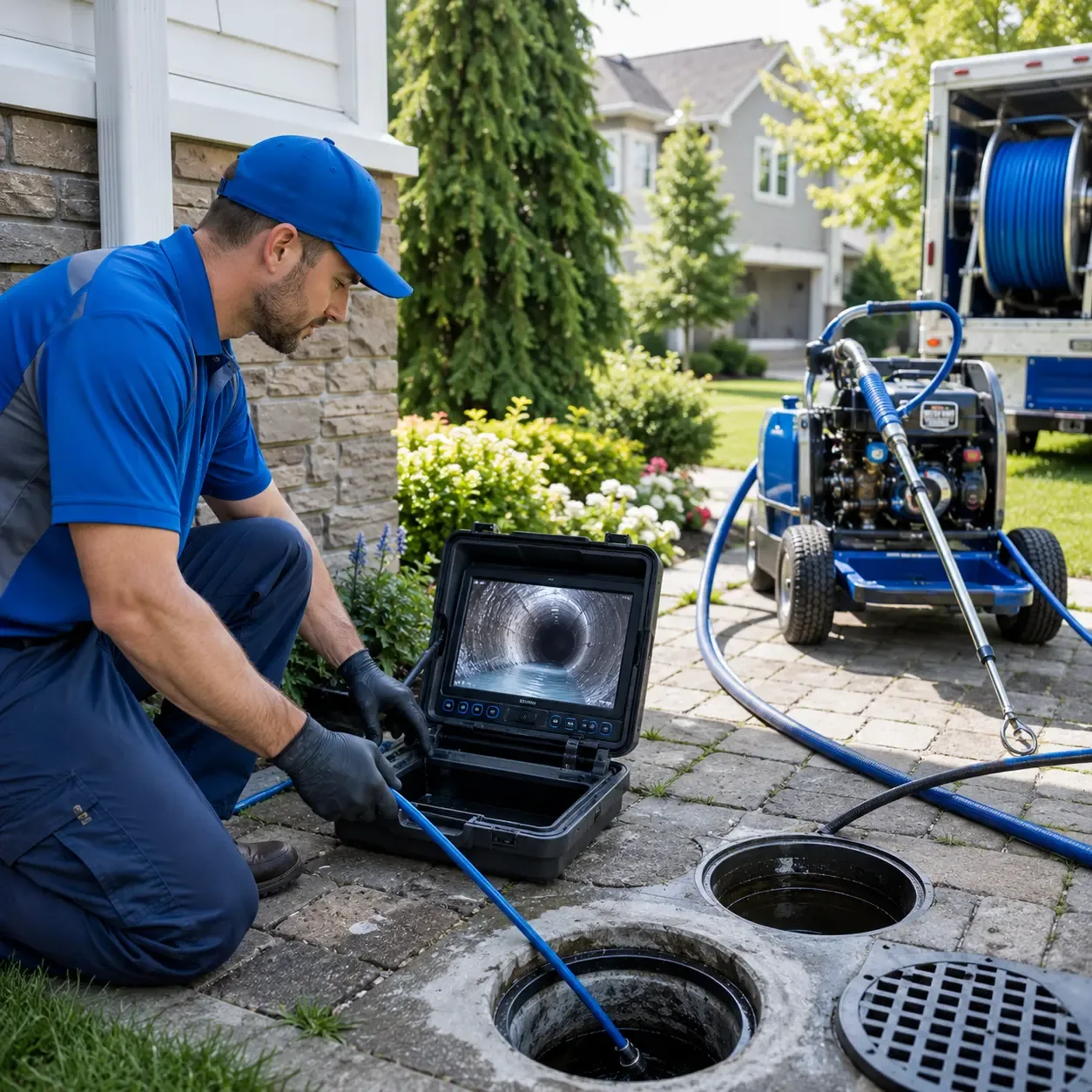 Outdoor drain cleaning professionals serving Union City, IN